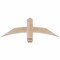 Ekena Millwork Bellingham Smooth Timber Gable Bracket, Douglas Fir, 36"W x 12"H x 1 1/2"D x 3 1/2"F, 8/12 Pitch GBW036X12X0204BEL00SDF - alternate 1
